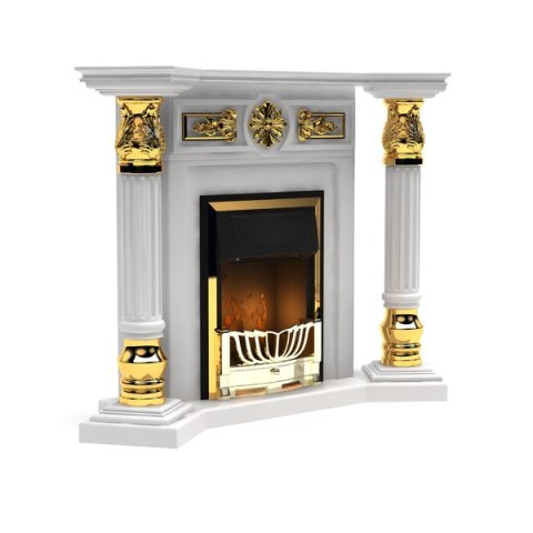 3dbyte fireplace 14 3D Model .c4d .max .obj .3ds .fbx .stl .blend 