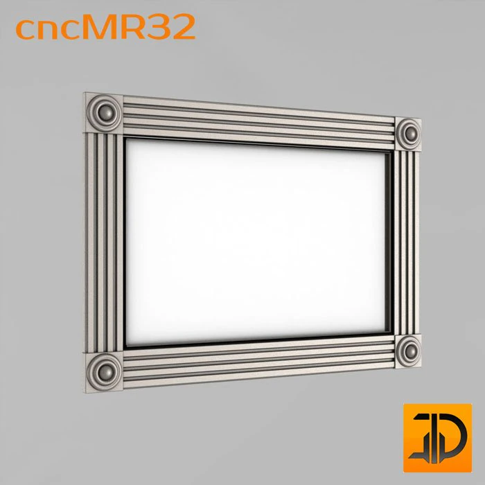 mirror 32 3D Model .c4d .max .obj .3ds .fbx .stl .blend