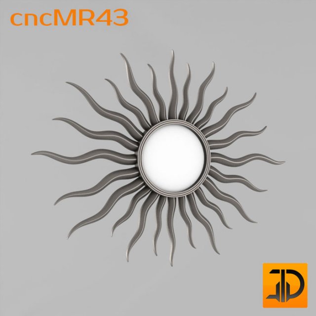 mirror 43 Model 3D .c4d .max .obj .3ds .fbx .stl .blend 