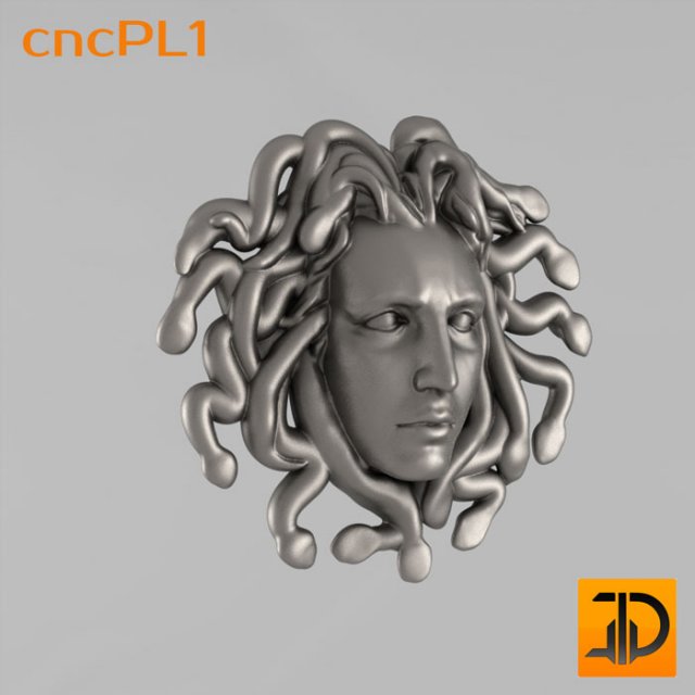 gorgona Model 3D .c4d .max .obj .3ds .fbx .stl .blend 
