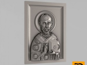 icon of st nicholas 3D Model