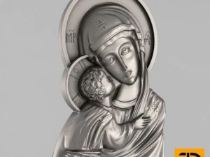 l'ic&ocirc;ne notre dame Modèle 3D