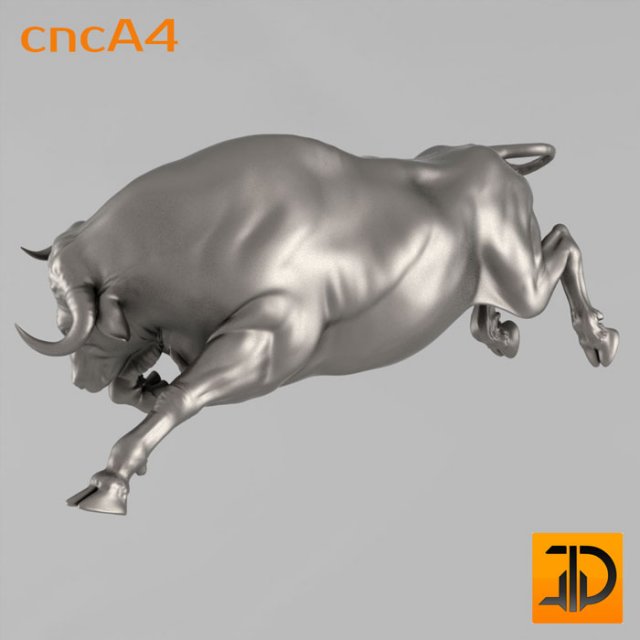 bull 3D 모델 .c4d .max .obj .3ds .fbx .stl .blend 
