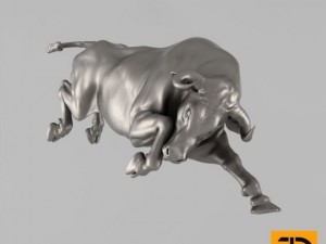 bull 3D 모델