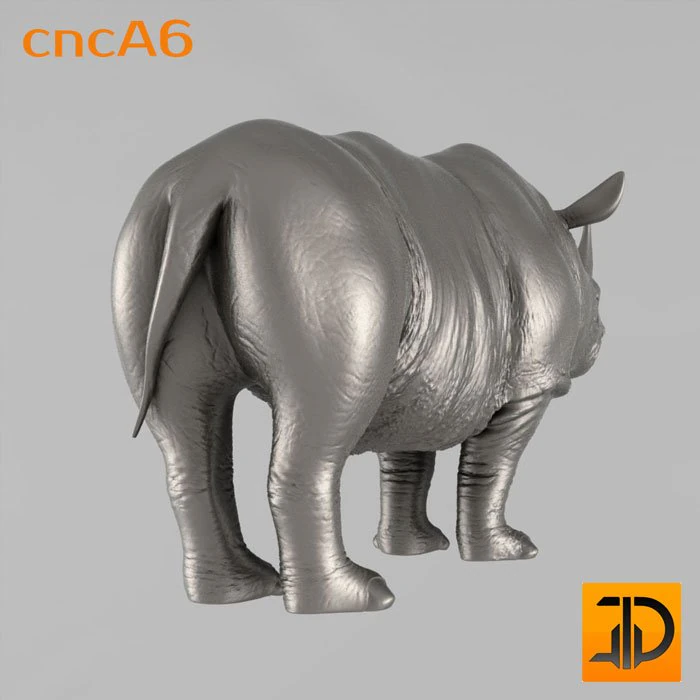 rhino 3D Model .c4d .max .obj .3ds .fbx .stl .blend 