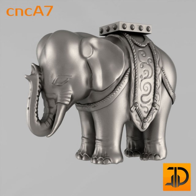 elephant Modelo 3D .c4d .max .obj .3ds .fbx .stl .blend 
