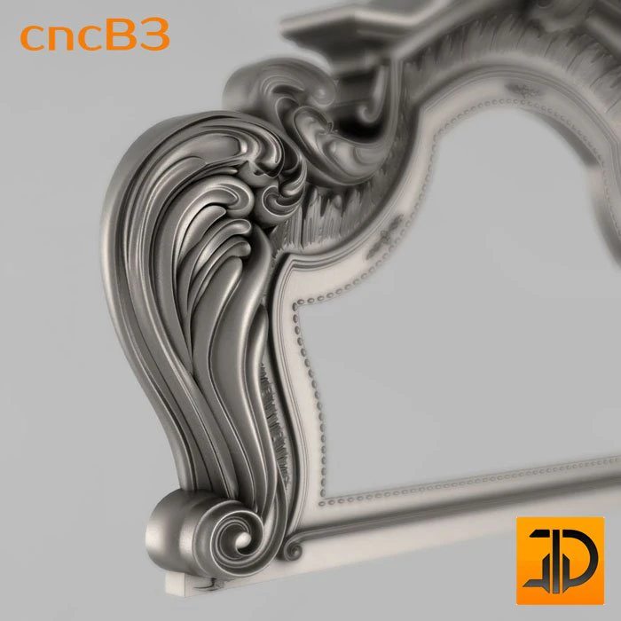 headboard 3D Model .c4d .max .obj .3ds .fbx .stl .blend 