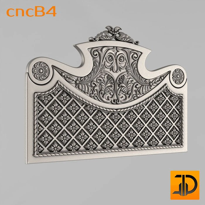 headboard 3D Model .c4d .max .obj .3ds .fbx .stl .blend 