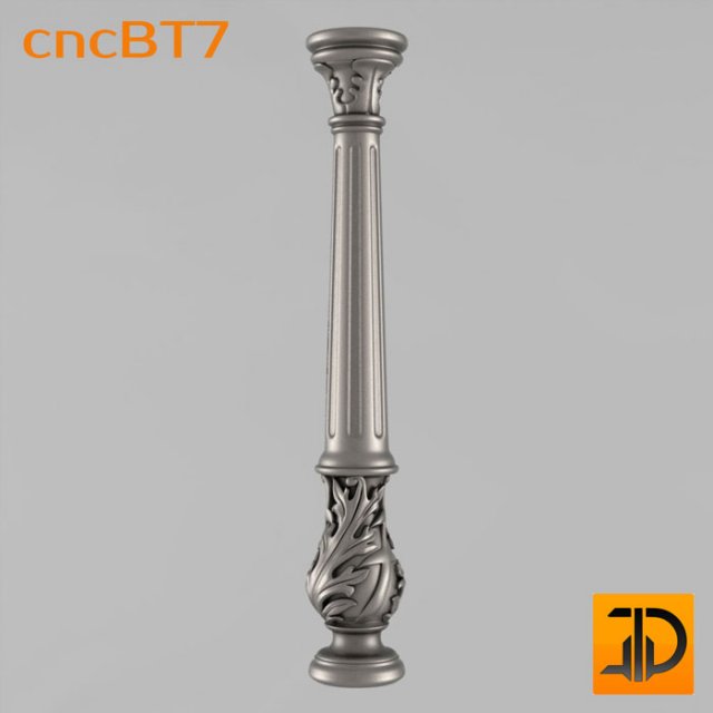 balusters 7 3D Model .c4d .max .obj .3ds .fbx .stl .blend 