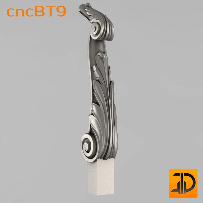 balusters 9 3D Model .c4d .max .obj .3ds .fbx .stl .blend