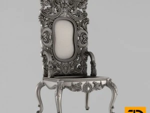 cnc takım tezgahları i&ccedil;in oyma sandalye 3D Model