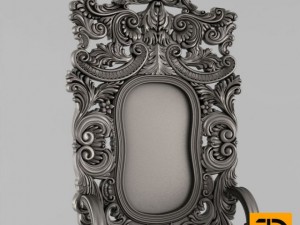 carved chair for cnc machine tools Model 3D