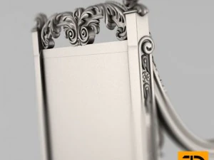 carved chair 2 3D Model