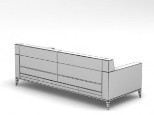 sofa rensf10 3D 模型
