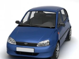 lada kalina Model 3D