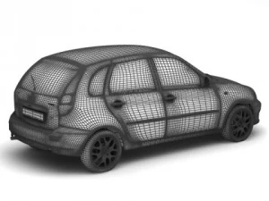 lada kalina 3D Model