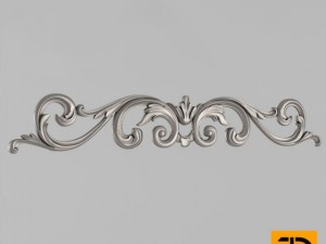 horizontal decor 3D Model