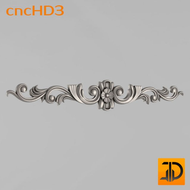 horizontal decor 3D Model .c4d .max .obj .3ds .fbx .stl .blend 
