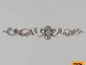horizontal decor 3D Model