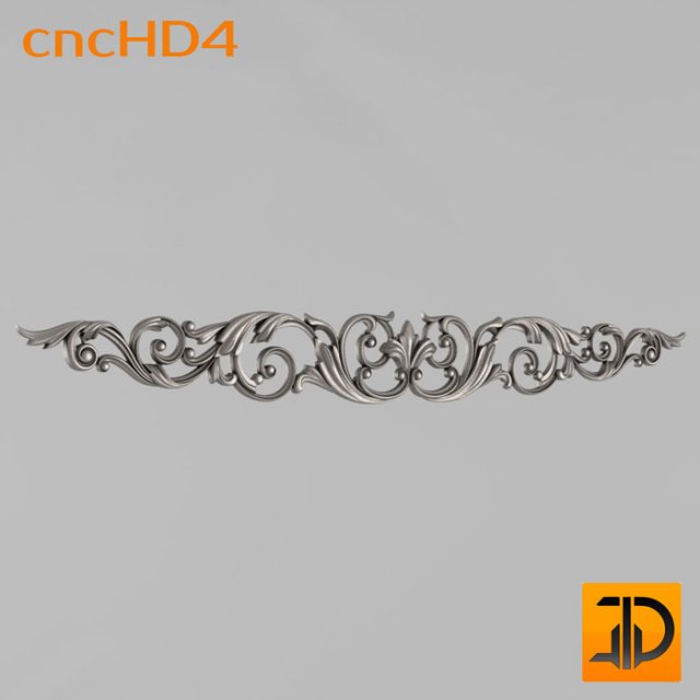 horizontal decor 3D Model .c4d .max .obj .3ds .fbx .stl .blend 