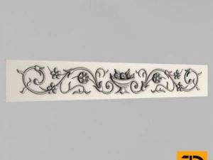 горизонтальный декор 3D Модель