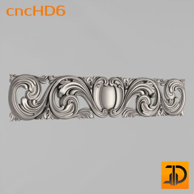 horizontal decor 3D Model .c4d .max .obj .3ds .fbx .stl .blend 