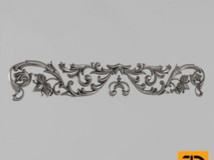 horizontal decor 3D Model