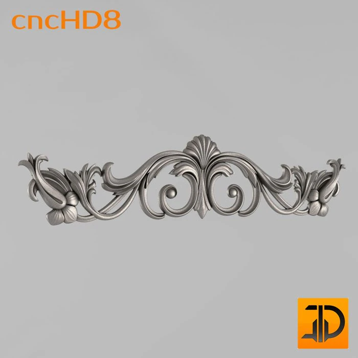 horizontal decor 3D Model .c4d .max .obj .3ds .fbx .stl .blend 
