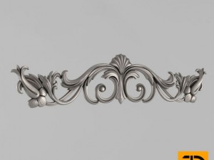 horizontal decor 3D Model