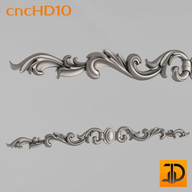 horizontal decor Modelo 3D .c4d .max .obj .3ds .fbx .stl .blend 