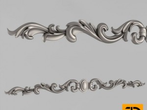 horizontal decor 3D Model