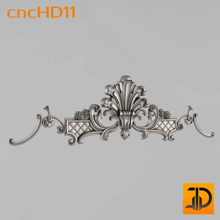 horizontal decor 3D Model .c4d .max .obj .3ds .fbx .stl .blend 
