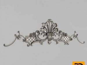 горизонтальный декор 3D Модель