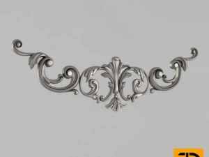 горизонтальный декор 3D Модель