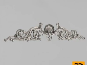 горизонтальный декор 3D Модель