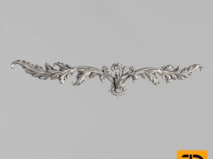 horizontal decor 3D 模型