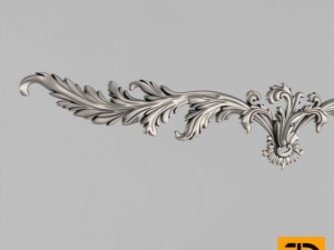 horizontal decor Model 3D
