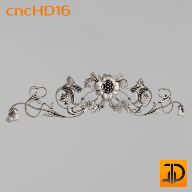 horizontal decor 3D Model .c4d .max .obj .3ds .fbx .stl .blend 