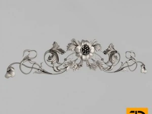 горизонтальный декор 3D Модель