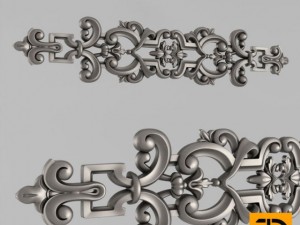 horizontal decor 3D Model