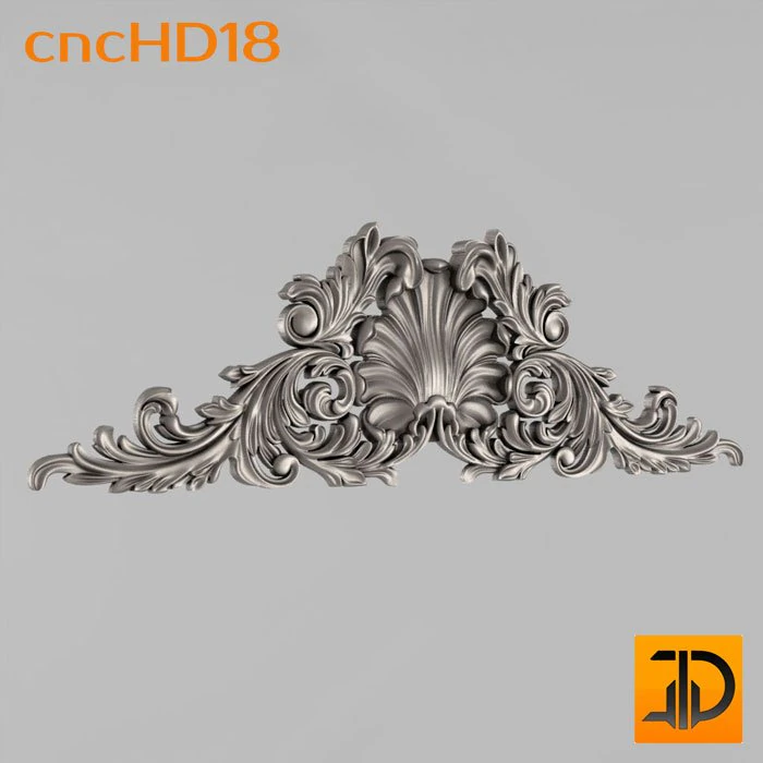 horizontal decor 3D Model .c4d .max .obj .3ds .fbx .stl .blend 