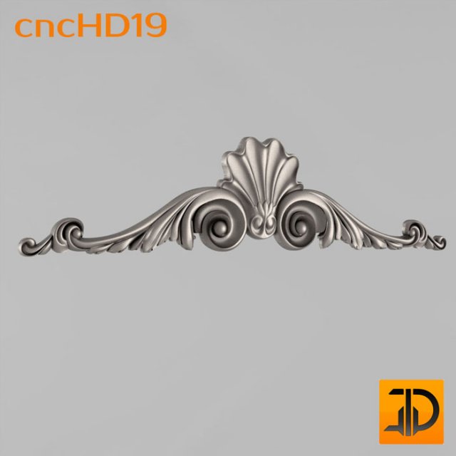 horizontal decor Model 3D .c4d .max .obj .3ds .fbx .stl .blend 