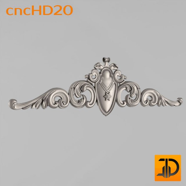 horizontal decor 3D Model .c4d .max .obj .3ds .fbx .stl .blend 