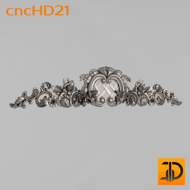 horizontal decor 3D Model .c4d .max .obj .3ds .fbx .stl .blend 