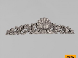 horizontal decor 3D-Modell