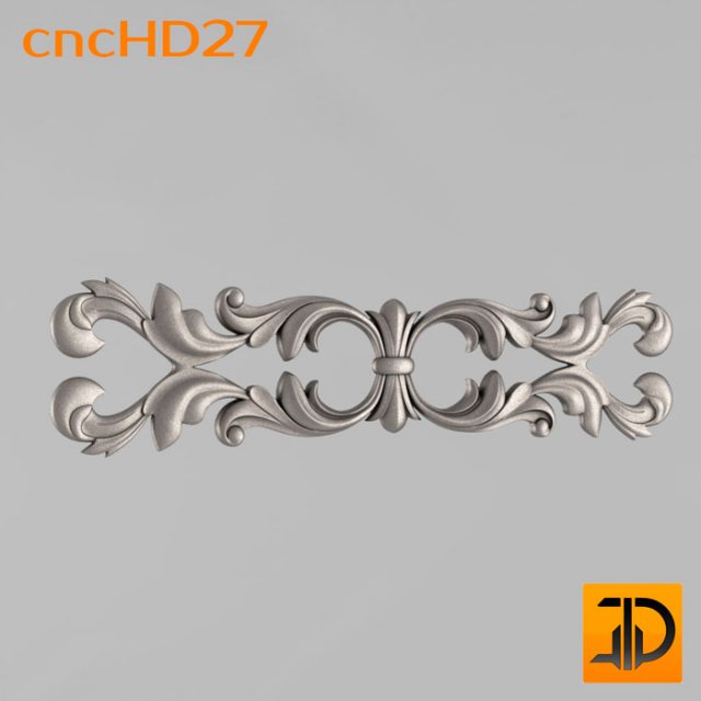 horizontal decor Model 3D .c4d .max .obj .3ds .fbx .stl .blend 
