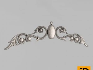 горизонтальный декор 3D Модель