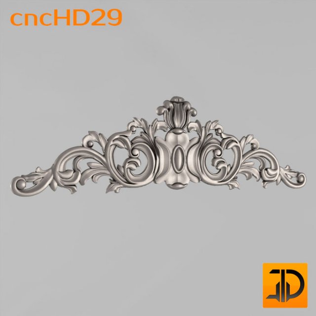 horizontal decor Model 3D .c4d .max .obj .3ds .fbx .stl .blend