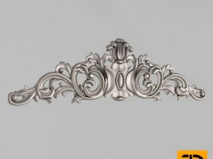 горизонтальный декор 3D Модель