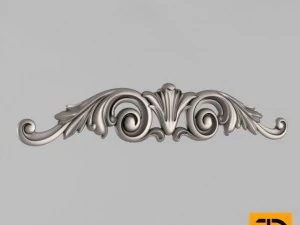 горизонтальный декор 3D Модель